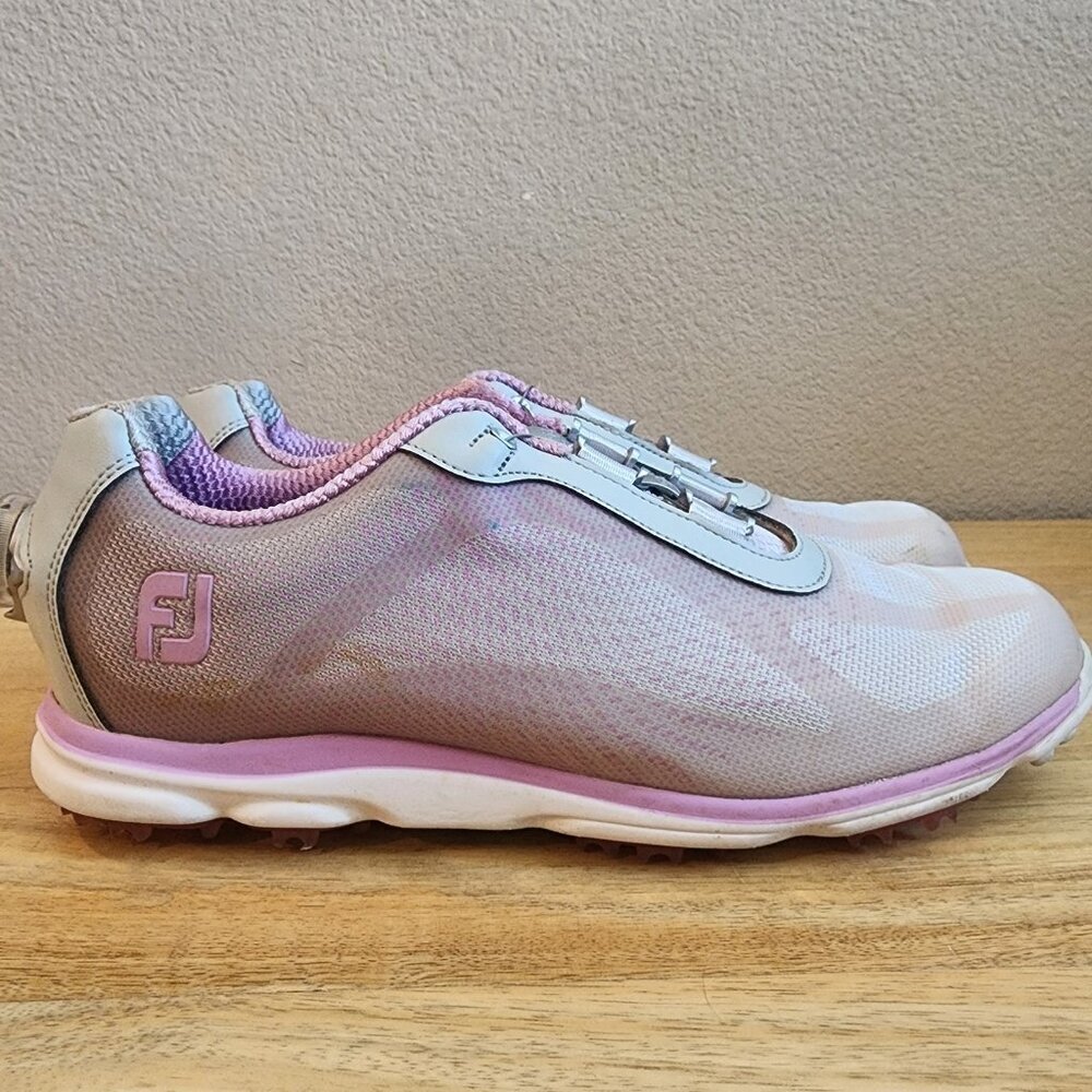 FootJoy BOA Golf Shoes Womens Size 9 Medium 98015 Spikeless Comfort FJ